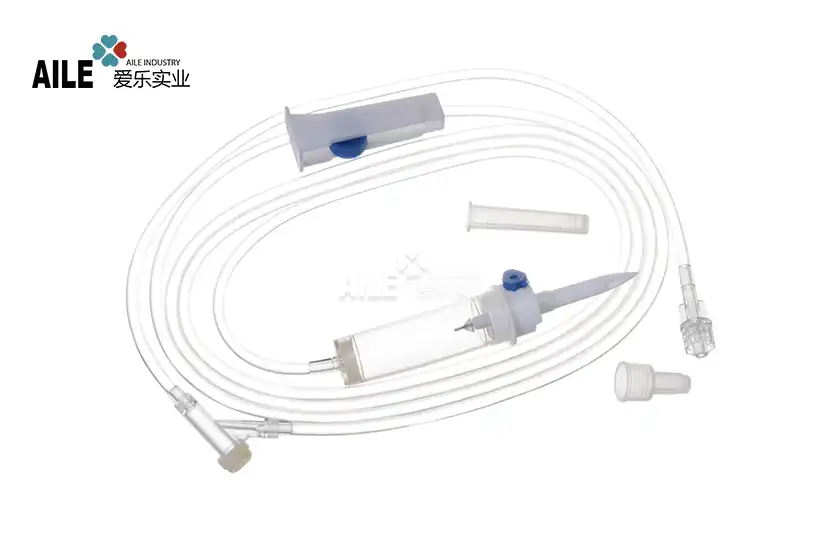 60 Drops/mL IV Infusion Set with Y Injection Port, 180cm Tube